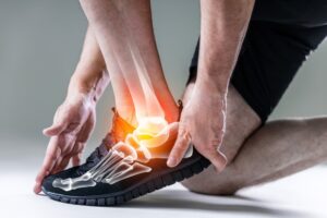 Ankle,And,Foot,Of,A,Male,Athlete,During,Sporting,Activity